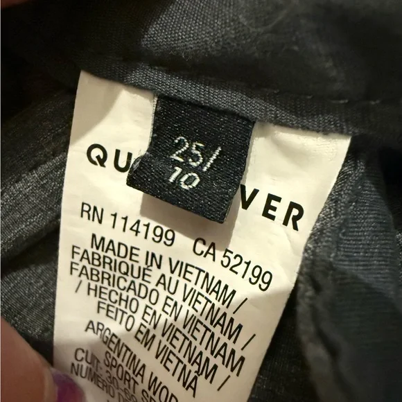 Quiksilver Boys size 25/10 Gray Amphibian Shorts - Picture 4 of 5